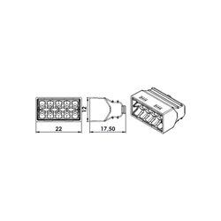 Lot de 100 Connexions rapides Gros conditonnement 10 entrées