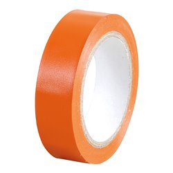 Lot de 10 Rubans isolants Orange L10 m l15 mm