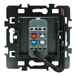 Lot de 10 Commandes Va et vient avec voyant rouge Anthracite