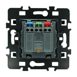 Lot de 10 prises 16A Courant fort 2P+T Anthracite