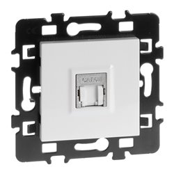 Lot de 10 Prises RJ45 Grade 3 TV Cat6A Blanc