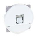 Prise RJ45 Grade 2 TV Cat 6 Blanc