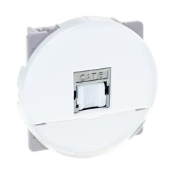 Prise RJ45 FTP Cat6 Grade1 Blanc