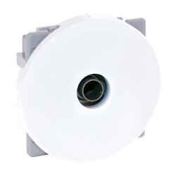 Prise TV Simple Blanc