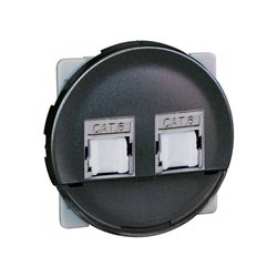 Prise RJ45 Double Grade 2 TV Cat 6 Vulcain