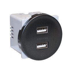 Prise chargeur USB Double type A Vulcain