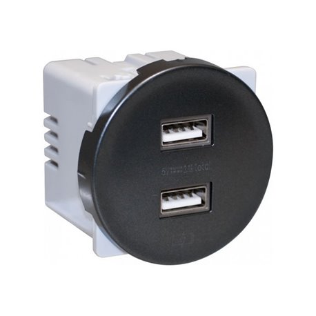 Prise chargeur USB Double type A Vulcain Prise chargeur USB Double type A Vulcain