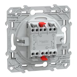 Double va et vient - 10AX Ovalis S320214 Blanc 