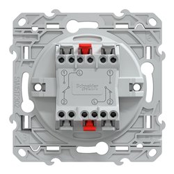 Double va et vient 10AX Ovalis S340214 anthracite 