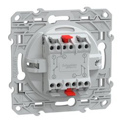 Double va et vient 10AX Ovalis S340214 anthracite 