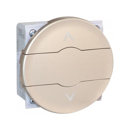 Commande de volet roulant Double poussoir Titane Commande de volet roulant Double poussoir Titane
