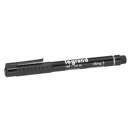 Stylo feutre noir indelebile pour reperage 039598