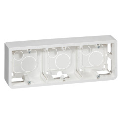 Cadre saillie Mosaic pour 6 modules montage horizontal 080286