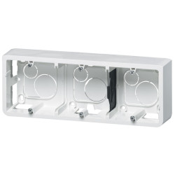 Cadre saillie Mosaic pour 6 modules montage horizontal 080286