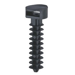 Lot de 100 embases a cheville largeur : 8 mm longueur : 43,5 mm 031955