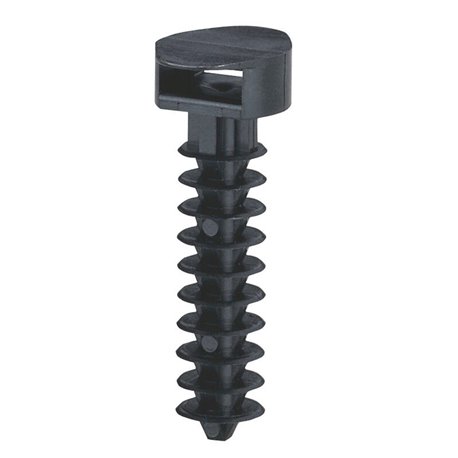 Lot de 100 embases a cheville largeur : 8 mm longueur : 43,5 mm 031955