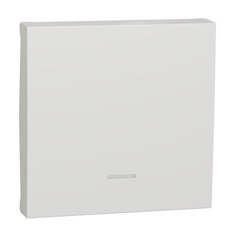 Enjoliveur interrupteur ou bouton-poussoir lumineux Unica NU920020N Blanc antibactérien 2 modules Enjoliveur interrupteur ou bouton-poussoir lumineux Unica NU920020N Blanc antibactérien 2 modules