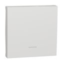 Enjoliveur interrupteur ou bouton-poussoir lumineux Unica NU920020N Blanc antibactérien 2 modules