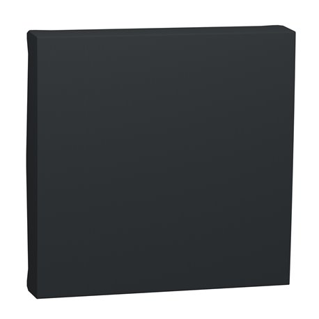 Enjoliveur interrupteur ou bouton-poussoir Unica NU920054 anthracite 2 modules Enjoliveur interrupteur ou bouton-poussoir Unica NU920054 anthracite 2 modules