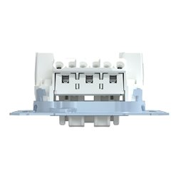 Interrupteur dble va-et-vient + bouton-poussoir NO/NF D-Life MTN3128-0000 10 A mécanisme seul
