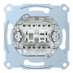 Interrupteur double va-et-vient D-Life MTN3126-0000 10 A mécanisme seul