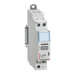 Telerupteur silencieux a vis 230V 1P 250V 16A 1F 1 module 412400