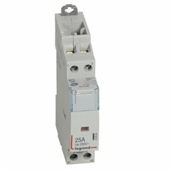 Contacteur de puissance bobine 230V 2P 250V 25 A 2 O 1 module 412524
