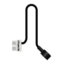 Liseuse avec chargeur USB A 2,1A Unica NU360318 Blanc 2 modules
