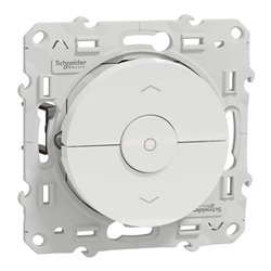 Interrupteur volet-roulant 3 touches montée/descente/stop Odace S520208 Blanc 