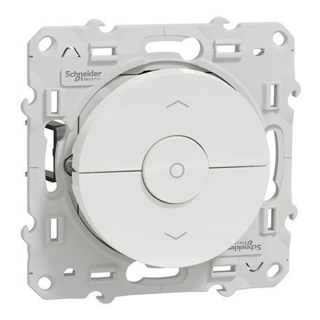 Interrupteur volet-roulant 3 touches montée/descente/stop Odace S520208 Blanc Interrupteur volet-roulant 3 touches montée/descente/stop Odace S520208 Blanc