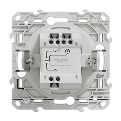 Interrupteur volet-roulant 3 touches montée/descente/stop Odace S520208 Blanc 