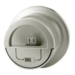 Enjoliveur Celiane version dock pour chargeur USB finition titane 068510