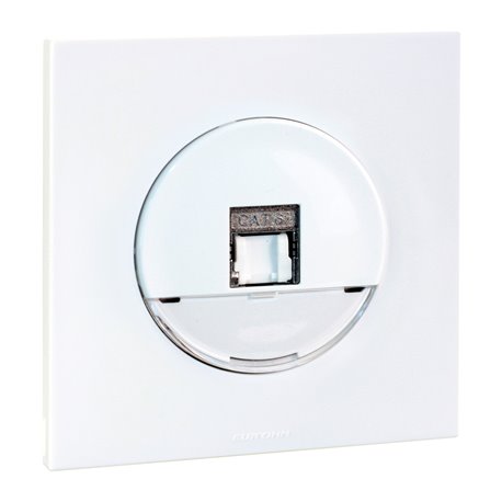 Prise RJ45 UTP Cat6 Grade 1 complète Blanc