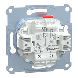 Interrupteur va-et-vient D-Life MTN3116-0000 10 A mécanisme seul