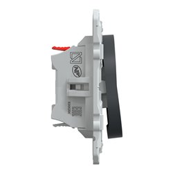 Interrupteur va et vient 10AX Ovalis S340204 anthracite 
