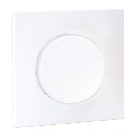 Commande Bouton poussoir complet sans voyant Blanc