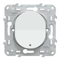 Interrupteur va et vient 10AX lumineux ou témoin Ovalis S320263 Blanc 
