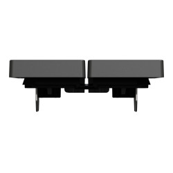 Enjoliveur pour commande double avec voyant D-Life MTN3420-6034 anthracite 