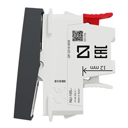 Permutateur 10A 250Vca Unica NU310554 anthracite 1 module mécanisme seul