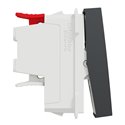 Permutateur 10A 250Vca Unica NU310554 anthracite 1 module mécanisme seul