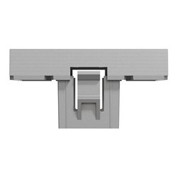 Obturateur Unica NU986630 Aluminium 2 modules mécanisme seul