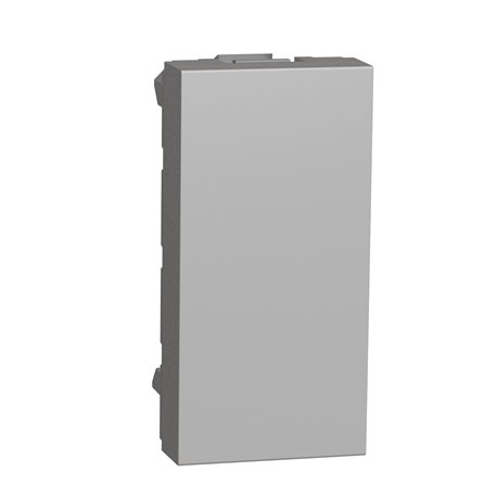 Obturateur Unica NU986530 Aluminium 1 module mécanisme seul Obturateur Unica NU986530 Aluminium 1 module mécanisme seul