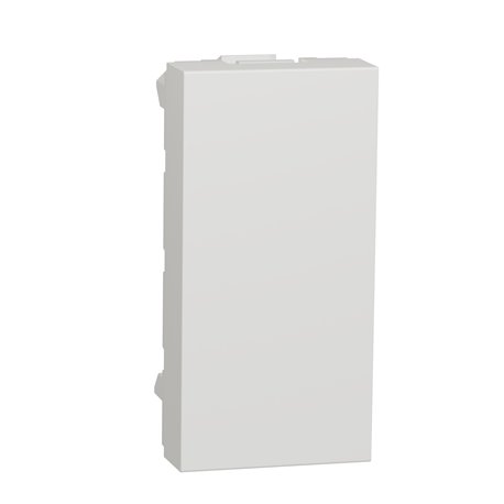 Obturateur Unica NU986518 Blanc 1 module mécanisme seul