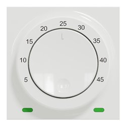 Thermostat pour plancher chauffant 10A Unica NU350318 Blanc mécanisme seul
