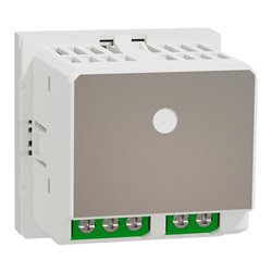 Thermostat pour plancher chauffant 10A Unica NU350318 Blanc mécanisme seul