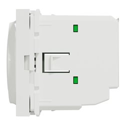 Thermostat pour plancher chauffant 10A Unica NU350318 Blanc mécanisme seul