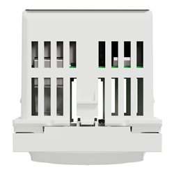 Thermostat chauffage / climatisation 8A Unica NU350118 Blanc mécanisme seul