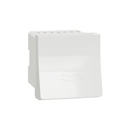 Sonnette électronique 70dB/1m 5 mélodies Unica NU378618 Blanc 2 modules mécanisme seul