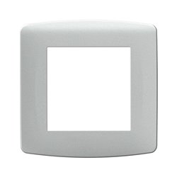 Lot de 10 plaques de finition Silver 1 poste