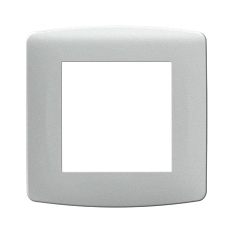 Lot de 10 plaques de finition Silver 1 poste